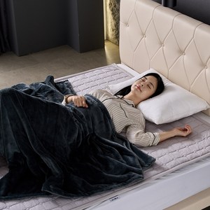 일월 온담 벨벳 헤븐 카본 온열담요, 140 x 160 cm, 코지 블루