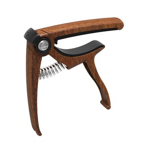 기타 카포 집게형 합금 4 in 1 멀티 기능 Capo, 나뭇결, 1개, 4IN1