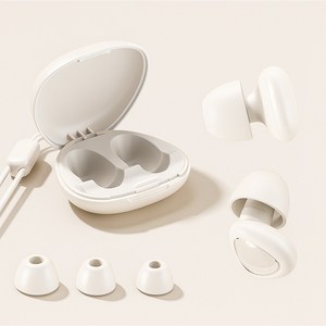 OnB 소음 감소 차단 이어플러그 수면 집중력 향상 귀마개 화이트(White), 1쌍, 1개