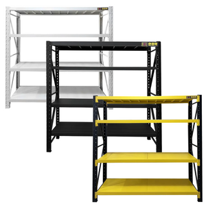 둘둘안전랙 4단 철제선반 하중 250kg, 블랙, 가로1200 깊이500 높이2000, 1개