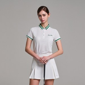 다운블로우 기능성 여자 반팔 골프웨어 카라 pk 티셔츠 DB 2502
