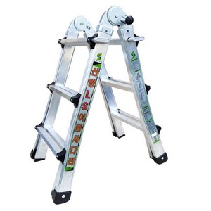 신양 LS 사다리 안전 접이식 다목적 높이조절 알루미늄, 1개
