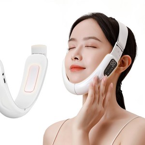 Imagic V-line 무선 LED 얼굴 턱살 마사지기, IM-67017 골드박스 특가