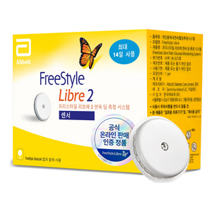애보트 프리스타일 리브레2 연속 혈당측정기, FreeStyle Libre 2, 1개