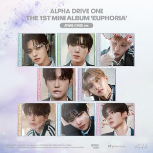 알파드라이브원 앨범 ALPHA DRIVE ONE 미니 1집 앨범 유포리아 쥬얼반 'EUPHORIA'_JEWEL CASE ver 8종중 랜덤 1종 알디원, 1CD