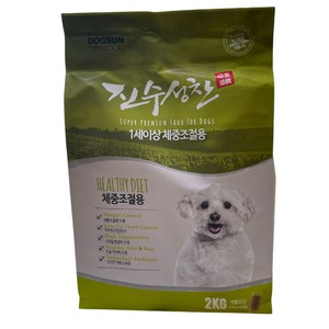 진수성찬 체중조절용 2KG 저단백 사료, 1개
