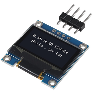 0.96형 OLED 디스플레이 모듈 3.3V I2C IIC 128X64 SSD1306, 하양색
