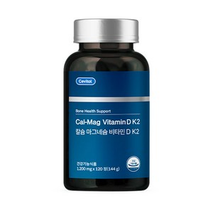세비톨 칼슘 마그네슘 비타민D K2, 120정, 1개