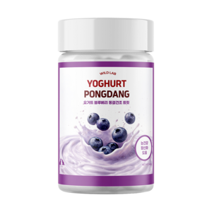 와일드랩 요거트퐁당 강아지 고양이 동결건조 요거트 간식, 1개, 45g, 블루베리(눈건강+항산화)