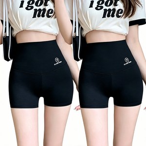 2팩여성 3부 레깅스 여성 여름 얇은 샤크레깅스 무자국 요가바지 베이스 라이딩 반바지 하이웨이스트 슬림핏 여성트레이닝바지 통기성 좋고 편안한 신축성 여성 바지 필라테스복 여름하의