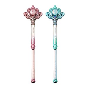 매지컬 LED 샤인 요술봉 (움직임에 반응하는 스마트센서 17가지 LED 변화 효과음) 고퀄 LED 마법효과음 사이즈 2IN1 고퀄러티 프리미엄 요술봉, 1개, 민트컬러
