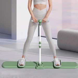 방일 접이식 무소음 하체운동기구 하체 다이어트 힙업 실내 홈트 유산소, 녹색