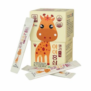 [금산인삼농협 삼지원] 어린이용 아이홍삼 젤리스틱 건강기능식품, 600g, 30개
