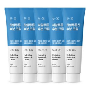 쏘옥 히알루론산 수분 크림, 5개, 25ml