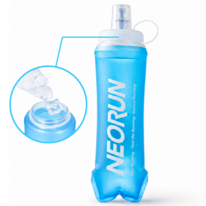 네오런 와이드입구 러닝물병 소프트 플라스크, 1개, 500ml, 라이트 블루