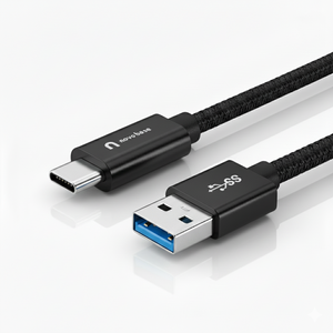 속도빠른 안드로이드오토 케이블 C타입 고속 충전 데이터 케이블 USB3.2 Gen2 A TO C, 블랙 10Gbps, 70cm, 1개