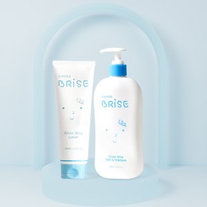 킨더브리제 바스앤샴푸450ml+로션250ml 수분충전 세정력 자연유래추출물, 1개
