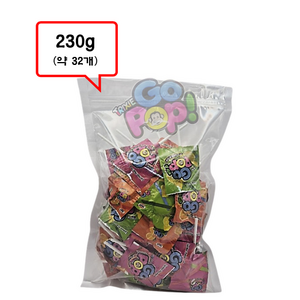트릭시 고팝 플랫 롤리팝 소분, 230g, 1개
