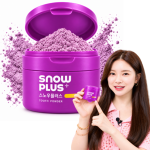 퍼플덴 스노우플러스 치아미백 퍼플 가루치약, 1개, 30g