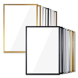 300피스 퍼즐전용 슬림액자 25 x 34 cm (퍼즐 미포함), 300피스(250x340mm), 유광 골드, 1개