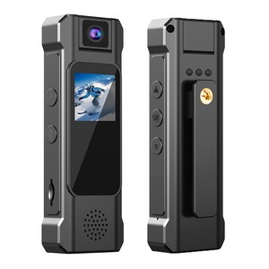 고화질 초소형 액션캠 자전거 오토바이 블랙박스 128GB/64GB 헬멧캠 브이로그카메라 바디캠, 검정색, C8-128GB
