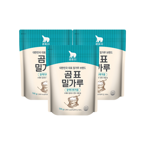 곰표 중력 밀가루, 500g, 6개
