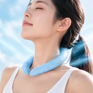 제오니크 프리미엄 아이스 넥밴드 넥쿨러 넥링 아이스목도리 쿨스카프, 아이스블루, 1개