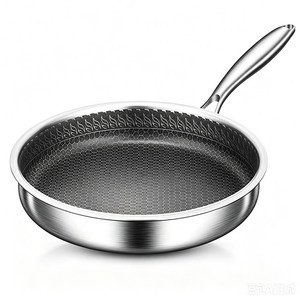 Yumly 304 스텐 벌집 후라이팬 인덕션 프라이팬, 1개, 24cm