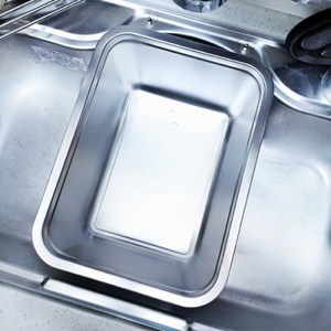 영그린 깊고 넓은304 스테인레스 설거지통 15L, 1개, 무광실버