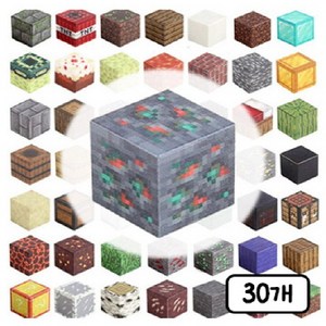 창의력 DIY 자석 큐브 블럭 마그네틱 블럭, B078, 30개