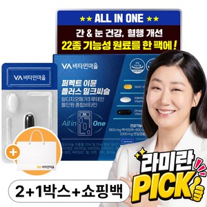 비타민마을 퍼펙트 이뮨 플러스 밀크씨슬 알티지오메가3 루테인 올인원 멀티비타민 35g, 3개, 14회분