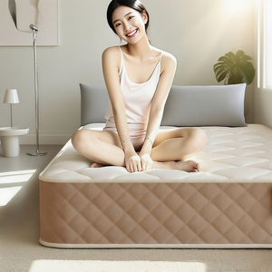 COSOVA 저소음 독립스프링 롤팩 매트리스 바닥에 바로 사용 가능, 중간 단단함, 20cm