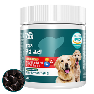 강아지 관절 슬개골 영양제 철갑상어 콘드로이친 애견 노견 노령견 반려견 대형견 소령견, 1박스, 뼈/관절강화, 120g