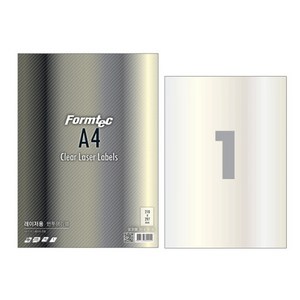 폼텍 반투명 전산라벨 210 x 297 mm LC-3130, 1칸, 30개