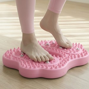트렌디고 에어 지압 스텝퍼 홈트 실내 운동기구, 블러썸핑크