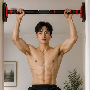 아마쿠루 다기능 베이직 무타공 문틀 철봉 풀업바, 01 블랙