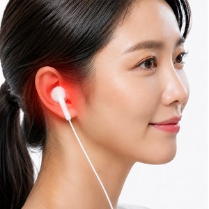 아나파 귀 적외선 조사기 가정용 근적외선 온열 온열기, 화이트, ANAPA-IR01