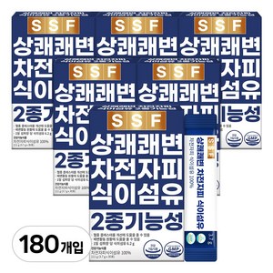 순수식품 상쾌한 쾌변 차전자피 식이섬유 100% 6박스(180포) 분말 가루 장운동 건강기능식품, 3.7g, 180개