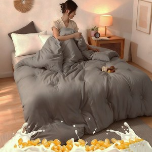 시스슈 두꺼운 부드러운 촉감 순면 대두섬유 고급 이불 - 겨울 보온용