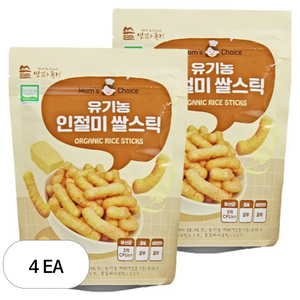 맛있는풍경 유기농 쌀스틱, 인절미, 30g, 4개