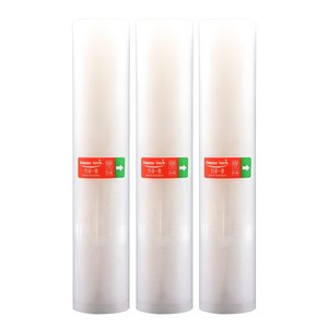 해피락 가정용 진공포장지 대형롤 28cm x 5m, 3개