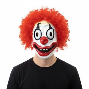 파티처럼 할로윈 파티소품 고무가면 [호러 삐에로], 1개