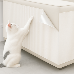 PridePage 잘라쓰는 부착식 고양이 스크래쳐, 1개, 아이보리