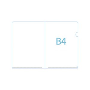 [삼영피피] 두꺼운 반 투명 L홀더 사이즈별 모음, 0.35T, 10개, B4
