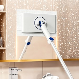 SUNMUSK 자동 집게 노터치 밀대걸레 청소포 다용도 세안 수건 자가 클램프 걸레, 1세트
