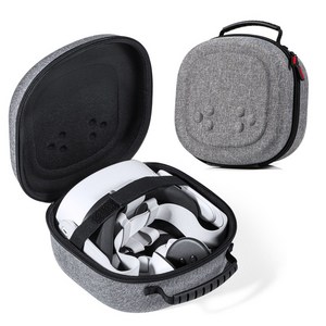 스냅케이스 VR 메타퀘스트3 / 3S 파우치 가방 케이스, 1개, VC02 그레이