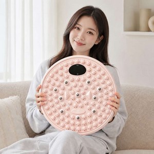 에너딕 터블코어 베이스 발지압매트 트위스트 완벽한 바디 루틴 2 in 1, 핑크, 1개
