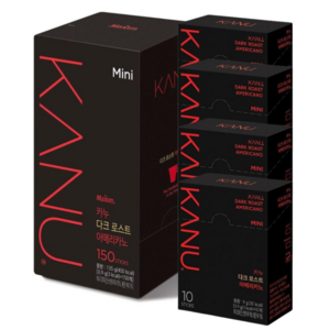 KANU 아메리카노 다크 스틱 카누 미니 대용량 190ea, 900mg, 190개입, 1개