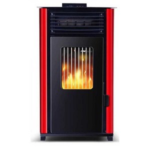 펠렛 벽난로 화로 사무실 장작 보일러 실내 화목 난방, 100형 팬/히터 장착 모델