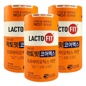 락토핏 종근당건강 생유산균 코어맥스, 45g, 3세트